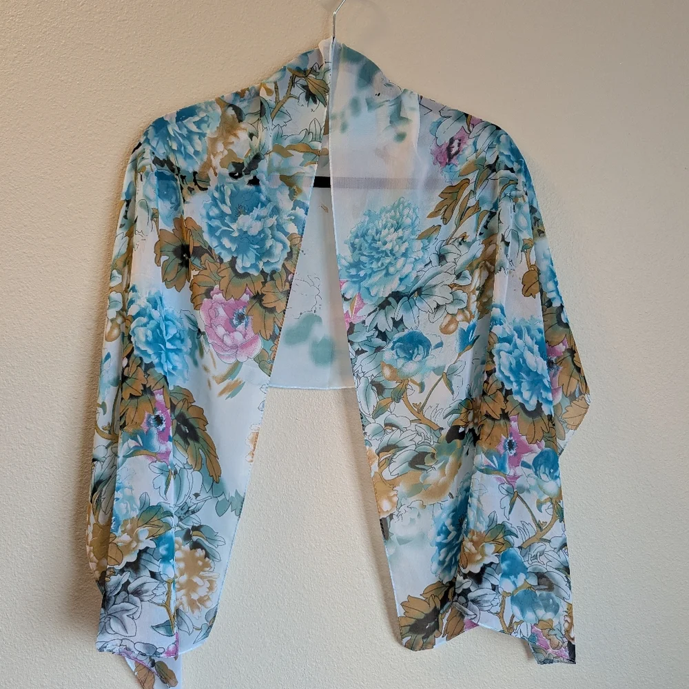Exquisite Floral Scarf Wrap